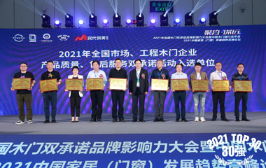 重磅!霍尔茨连续十七年蝉联“木门行业30强”荣誉